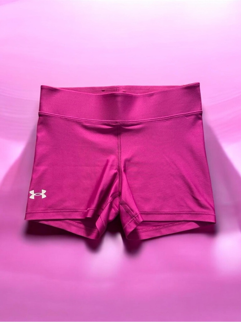 Under Armour Women's Hot Pink Performance Bike Shorts